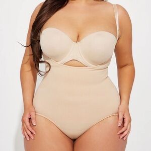 Sculpted to Perfection open chest Shapewear bodysuit